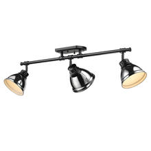 Golden 3602-3SF BLK-CH - Duncan Semi-Flush - Track Light