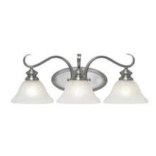 Golden 6005-BA3 PW - Lancaster 3 Light Bath Vanity