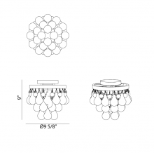 Matteo Lighting X00202BZ - CRYSTAL FRUIT VACIO