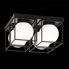 Matteo Lighting X03804BK - Squircle Ceiling Mount