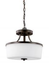 Generation Lighting 7739102-710 - Hettinger Two Light Semi-Flush Convertible Pendant