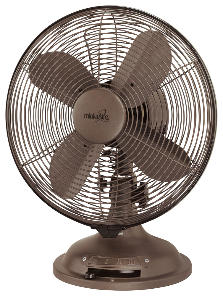 Retro Style Fan 10" - Oil Rubbed Bronze