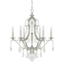 Capital 4186AS-CR - 6 Light Chandelier