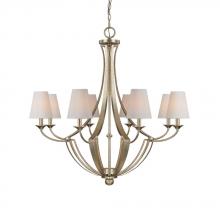 Capital 4338WG-512 - Eight Light Winter Gold Up Chandelier