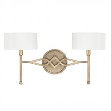 Capital 4472BG-567 - Two Light Brushed Gold Wall Light