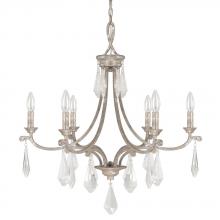 Capital 4496SQ-000-CR - 6 Light Chandelier