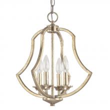 Capital 4694WG - Four Light Winter Gold Foyer Hall Pendant