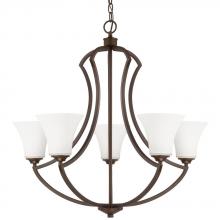 Capital 4695BB-145 - Five Light Burnished Bronze Up Chandelier