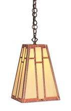 Arroyo Craftsman AH-8AM-AB - 8" asheville hanging pendant