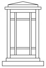 Arroyo Craftsman AVC-6AM-VP - 6" avenue column mount