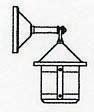 Arroyo Craftsman BB-6SAM-P - 6" berkeley short body wall mount