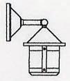 Arroyo Craftsman BB-6SWAM-N - 6" berkeley short body wall mount - wet rated