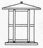 Arroyo Craftsman BC-14LAM-P - 14" berkeley long body column mount