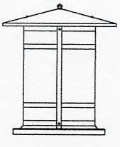 Arroyo Craftsman BC-17LAM-P - 17" berkeley long body column mount