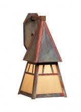 Arroyo Craftsman DS-6AM-BK - 6" dartmouth sconce