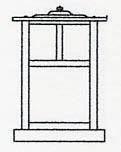 Arroyo Craftsman MC-10EAM-AB - 10" mission column mount without overlay (empty)