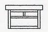 Arroyo Craftsman MCM-7EAM-AB - 7" mission flush ceiling mount without overlay (empty)