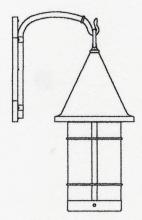 Arroyo Craftsman VB-11AM-AB - 11" valencia wall mount