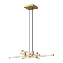 Kuzco Lighting Inc CH23534-BG-UNV - Blade 34-in Gold Dimmable LED Chandelier