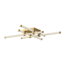 Kuzco Lighting Inc FM23534-BG-UNV - Blade 34-in Brushed Gold Dimmable LED Flush Mount