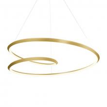 Kuzco Lighting Inc PD22339-BG - Ampersand 39-in Brushed Gold LED Pendant