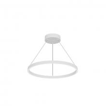 Kuzco Lighting Inc PD87124-WH - Cerchio 24-in White LED Pendant