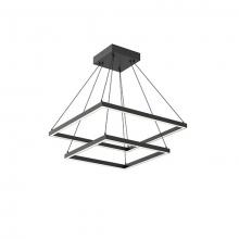 Kuzco Lighting Inc CH88224-BK - Piazza 24-in Black LED Chandeliers