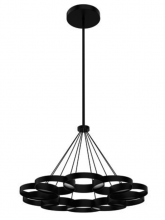 Kuzco Lighting Inc CH90833-BK - Maestro 33-in Black LED Chandeliers