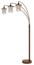 CAL Lighting BO-2668-3L-RU - 89" Height Metal Floor Lamp in Dark Bronze Finish