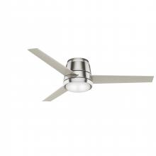 Casablanca Fan Company 59573 - Casablanca 54 inch Commodus Brushed Nickel Low Profile Ceiling Fan with LED Light Kit