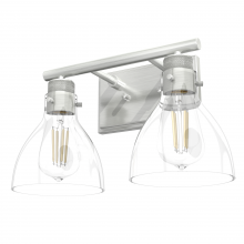 Hunter 19302 - Van Nuys 2 Light Vanity BN