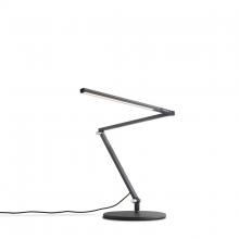 Koncept Inc AR3100-WD-MBK-DSK - Z-Bar mini Desk Lamp with base (Warm Light; Metallic Black)