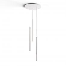 Koncept Inc CMP-C3-S-24-MWT - Combi Pendant 24" Circular 3 Combo Matte White with Matte White Canopy, Suspension / Flush Mount