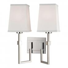 Hudson Valley 1362-PN - 2 LIGHT WALL SCONCE