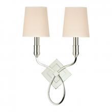 Hudson Valley 422-PN - 2 Light Wall Sconce