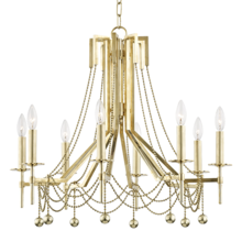 Hudson Valley 5228-AGB - 8 LIGHT CHANDELIER