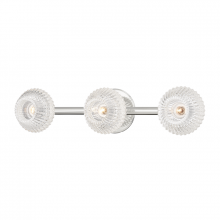 Hudson Valley 6143-PN - 3 LIGHT BATH BRACKET