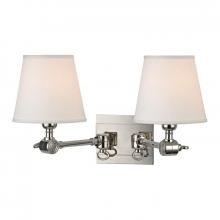 Hudson Valley 6232-PN - 2 LIGHT WALL SCONCE