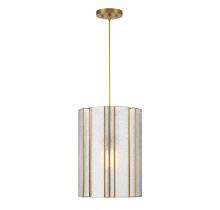 Lighting One US V6-L7-4026-1-322 - Bonn 1-Light Pendant in Warm Brass