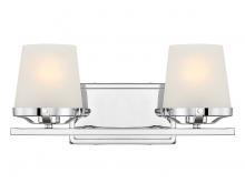 Lighting One US V6-L8-5250-2-11 - Klein 2-Light Bathroom Vanity Light in Polished Chrome