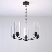 Millennium 9515-MB - Beverlly 5-Light Chandelier Ceiling Light Matte Black