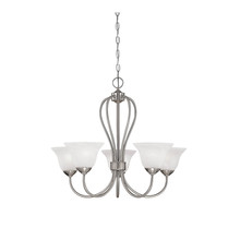 Millennium 75-SN - Main Street 5-Light Chandelier Ceiling Light Satin Nickel