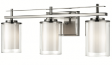 Millennium 5503-BN - Huderson 3-Light Vanity Brushed Nickel