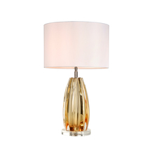 Lucas McKearn TLG3119 - Cognac Amber Finished Glass Accent Table  Lamp