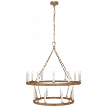 Visual Comfort & Co. Signature Collection RL CHC 5880AB/NRT - Darlana Large Two Tier Chandelier