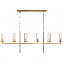 Visual Comfort & Co. Signature Collection RL KW 5203AB-CG - Liaison Large Linear Chandelier