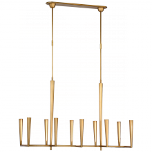 Visual Comfort & Co. Signature Collection RL TOB 5715HAB - Galahad Large Linear Chandelier