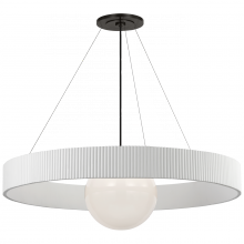 Visual Comfort & Co. Signature Collection RL WS 5001BZ/WHT-WG - Arena 42" Ring and Globe Chandelier