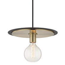 Mitzi by Hudson Valley Lighting H137701L-AGB/BK - Milo Pendant