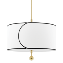 Mitzi by Hudson Valley Lighting H381701L-AGB - Zara Chandelier